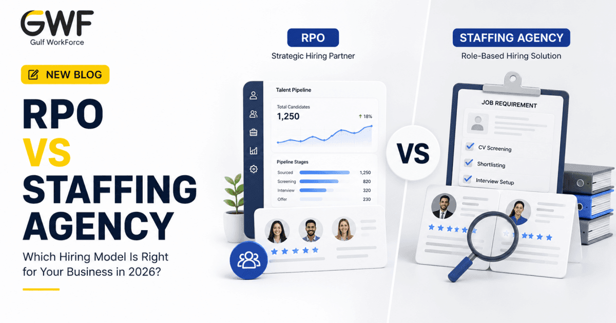 RPO vs Staffing Agency in the UAE: How Enterprise Employers Should Choose in 2026